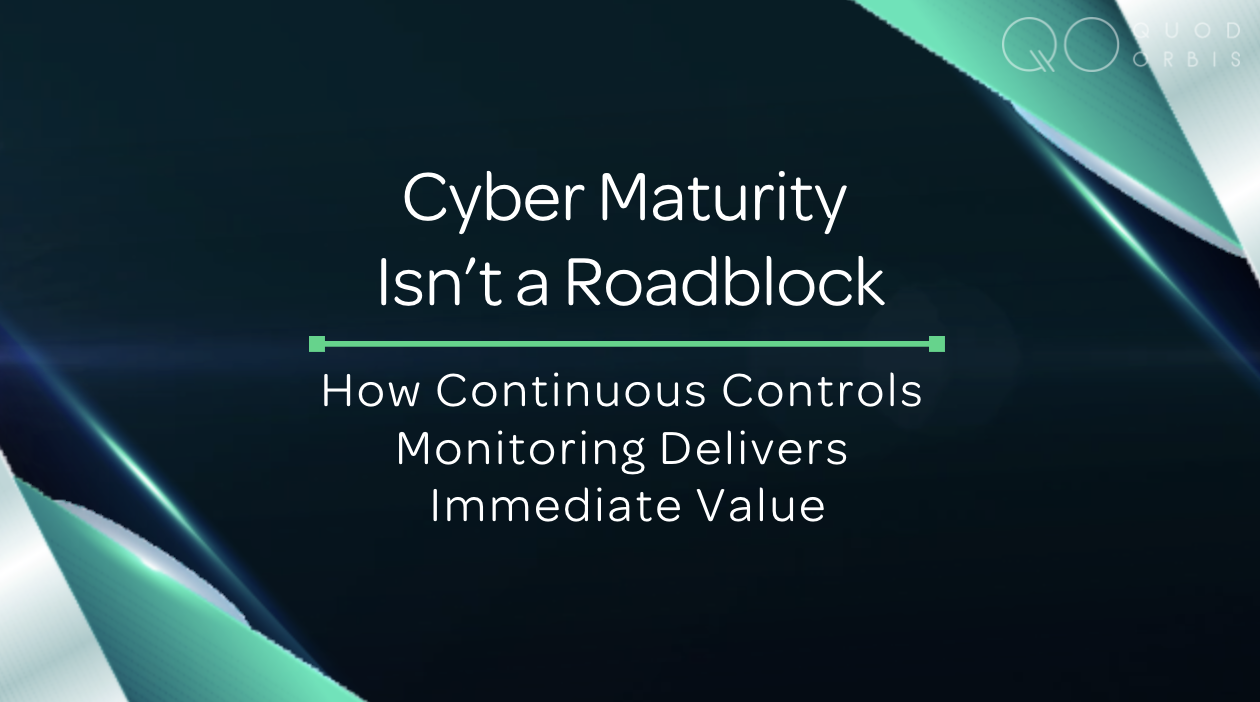 Cyber Maturity Isn’t a Roadblock